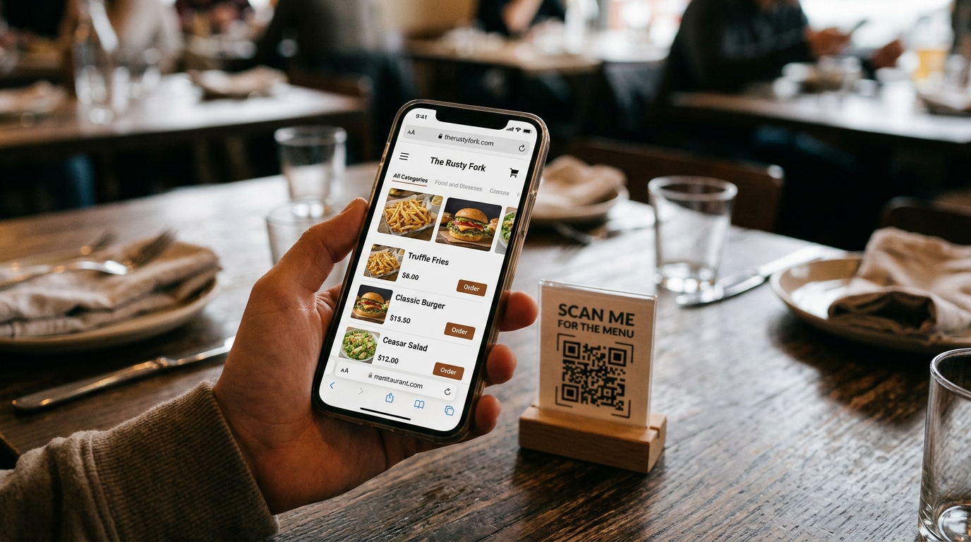 Carta digital con QR